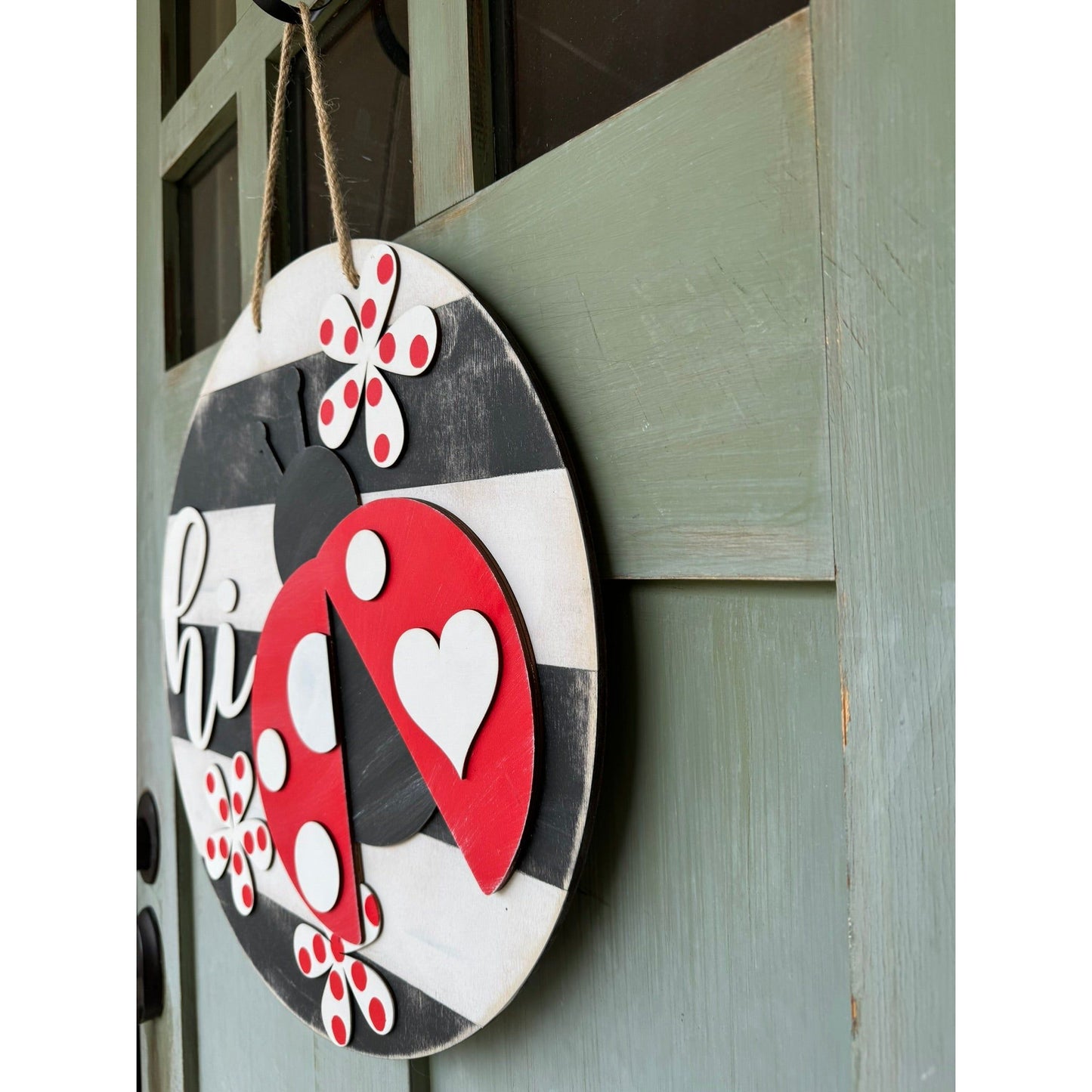 Ladybug Hi Door Hanger