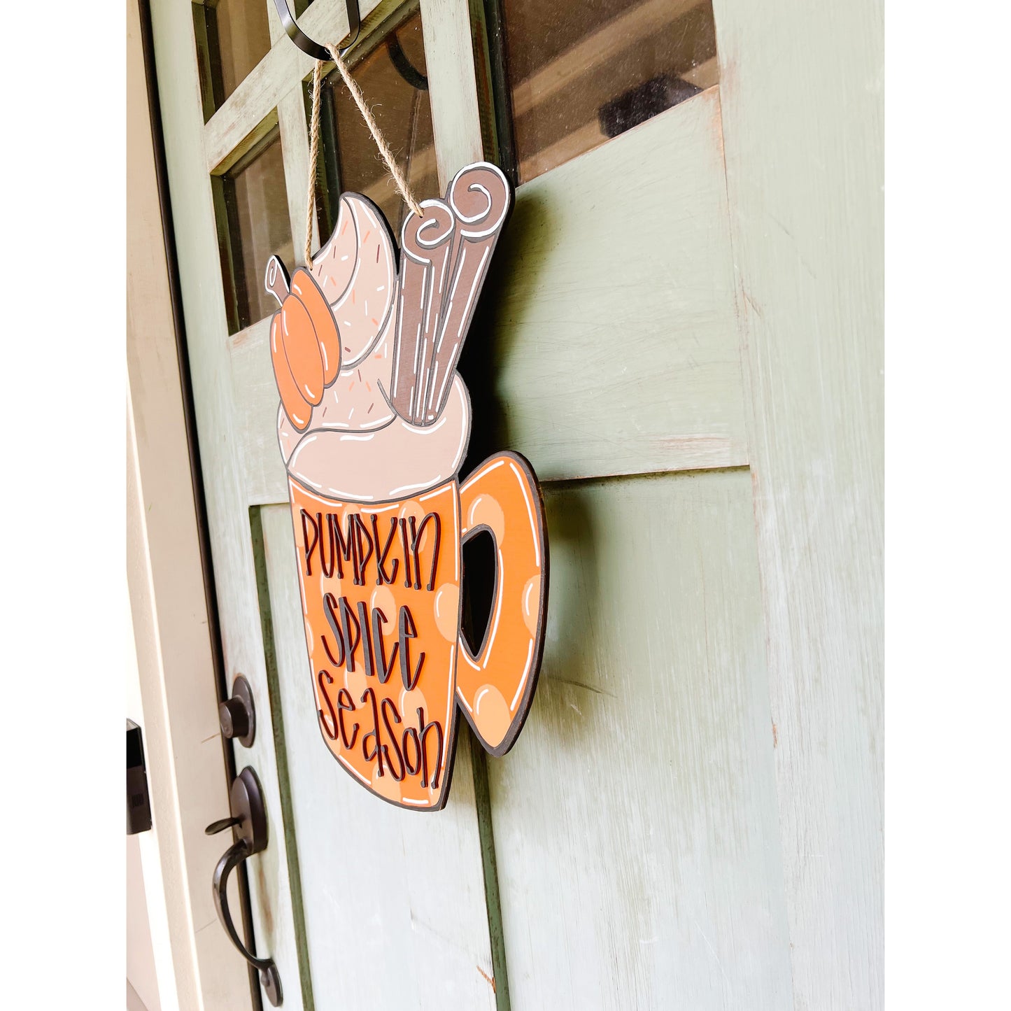 Pumpkin Spice Door Hanger