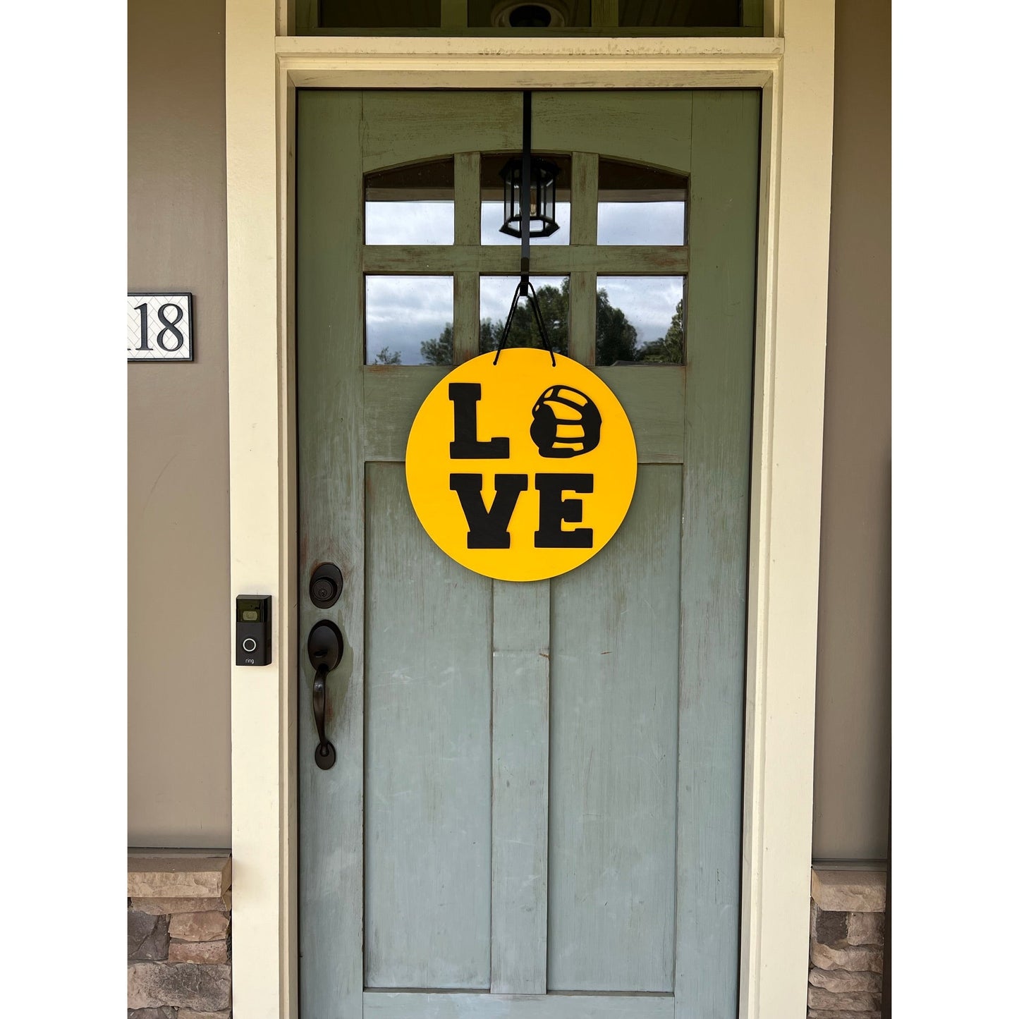 LOVE Wrestling Door Hanger