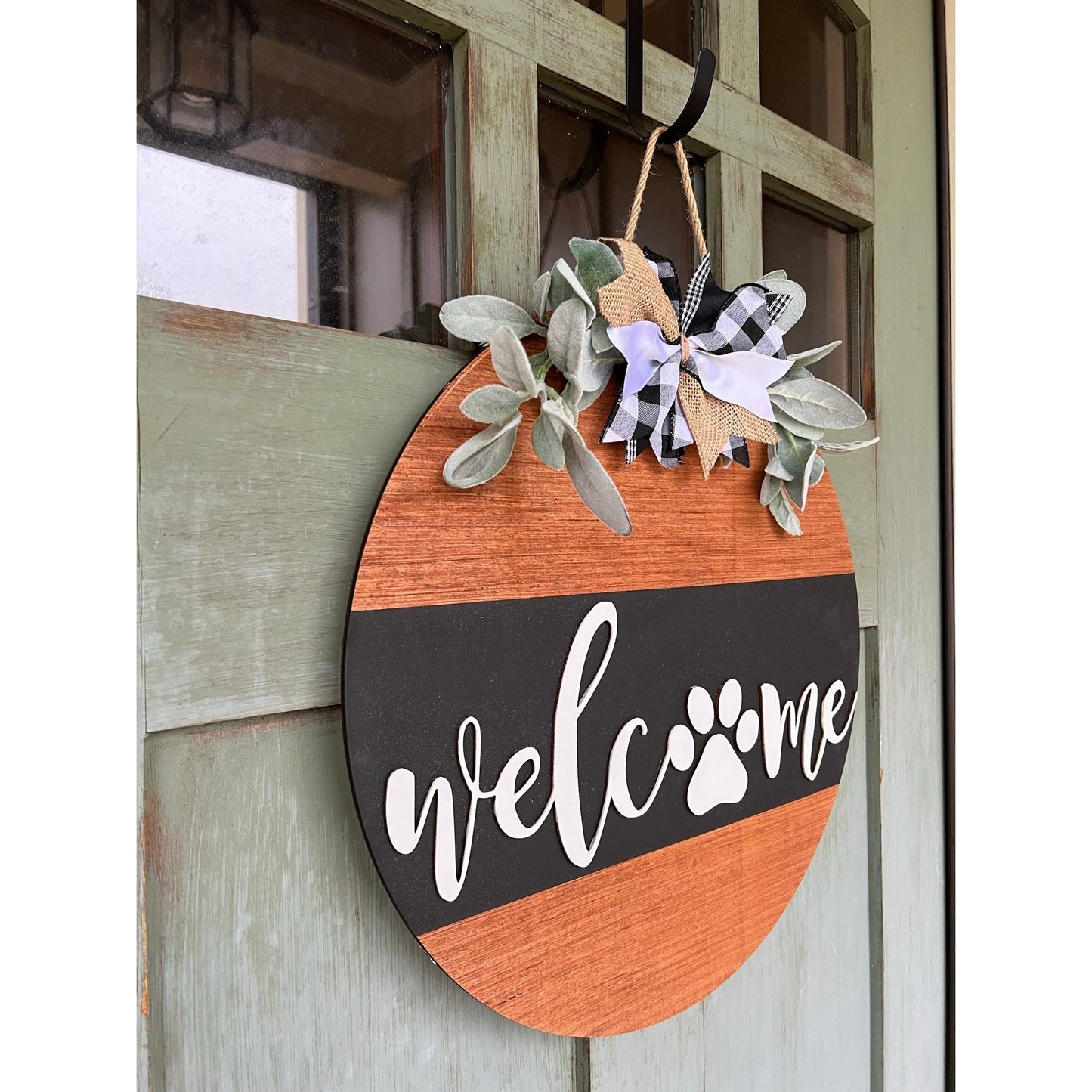 Welcome Paw Door Hanger