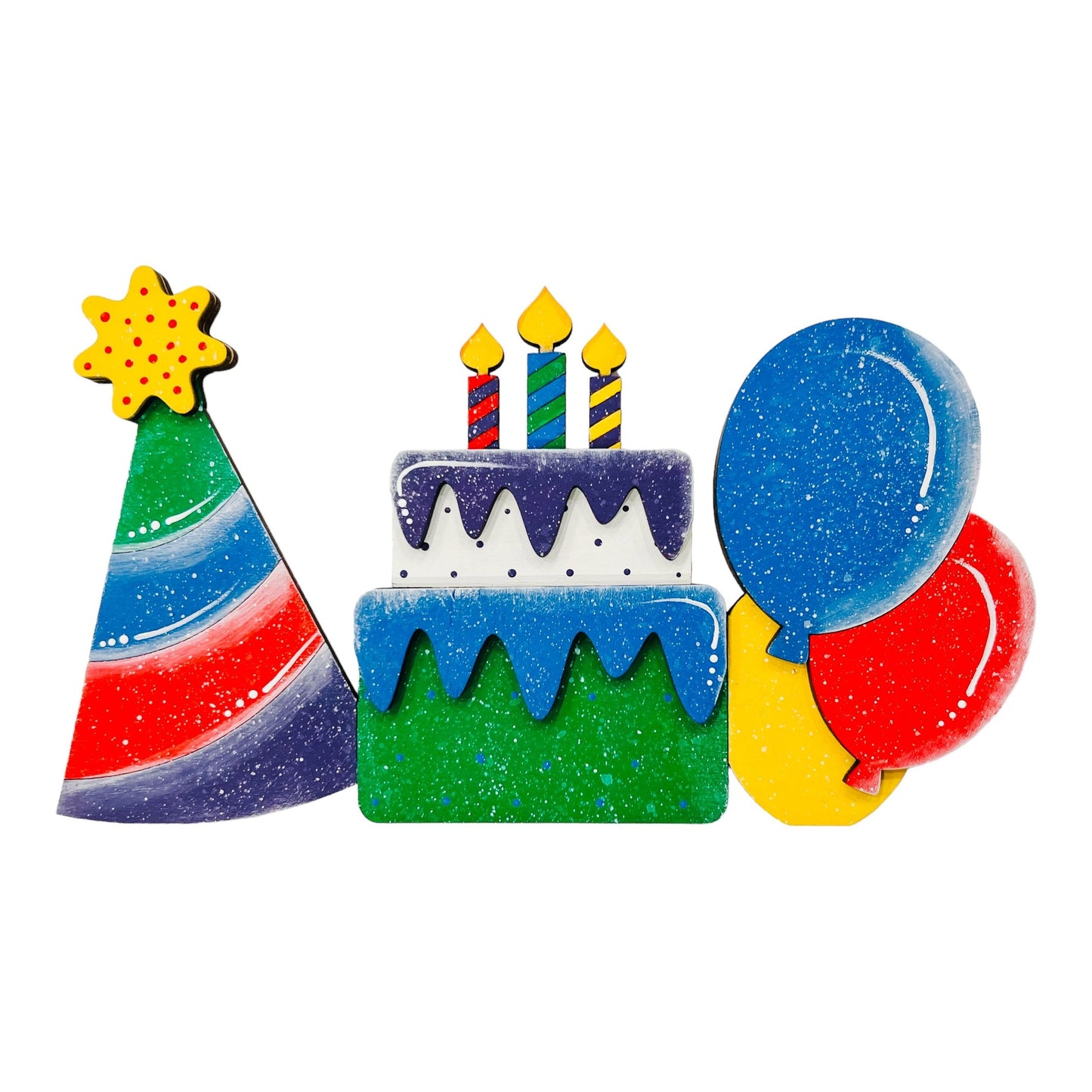 Happy Birthday Interchangeable Farmhouse Truck with Inserts