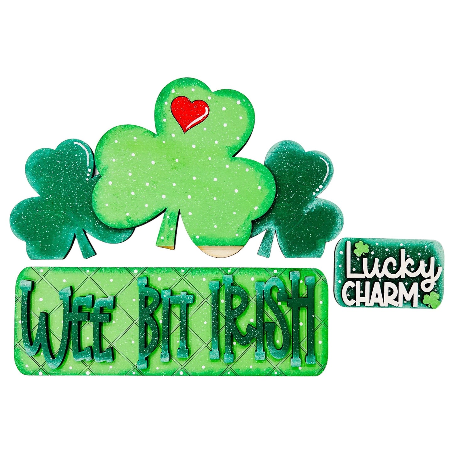St. Patrick's Day Interchangeable Farmhouse Truck with Inserts