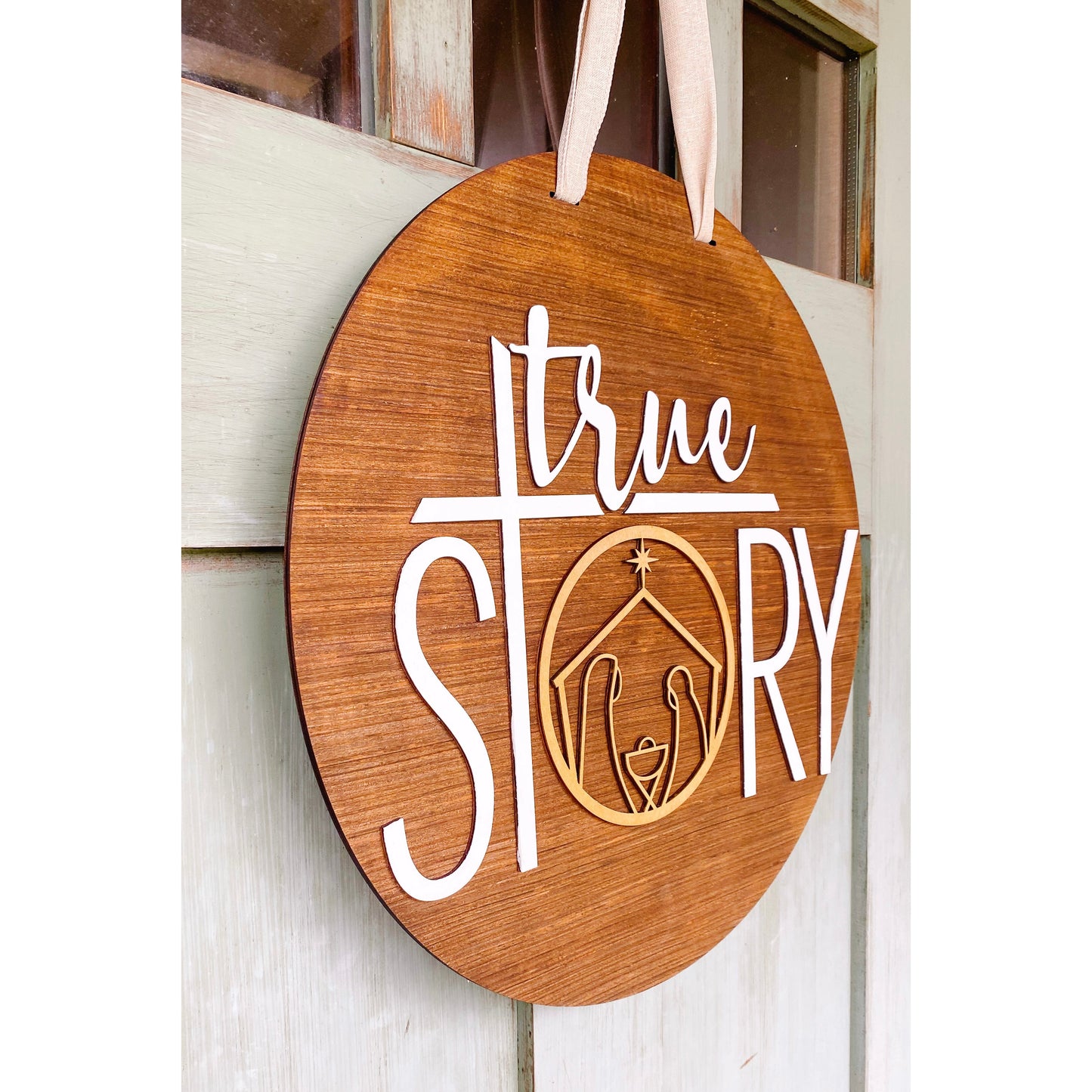PCHSW True Story Christmas Door Hanger