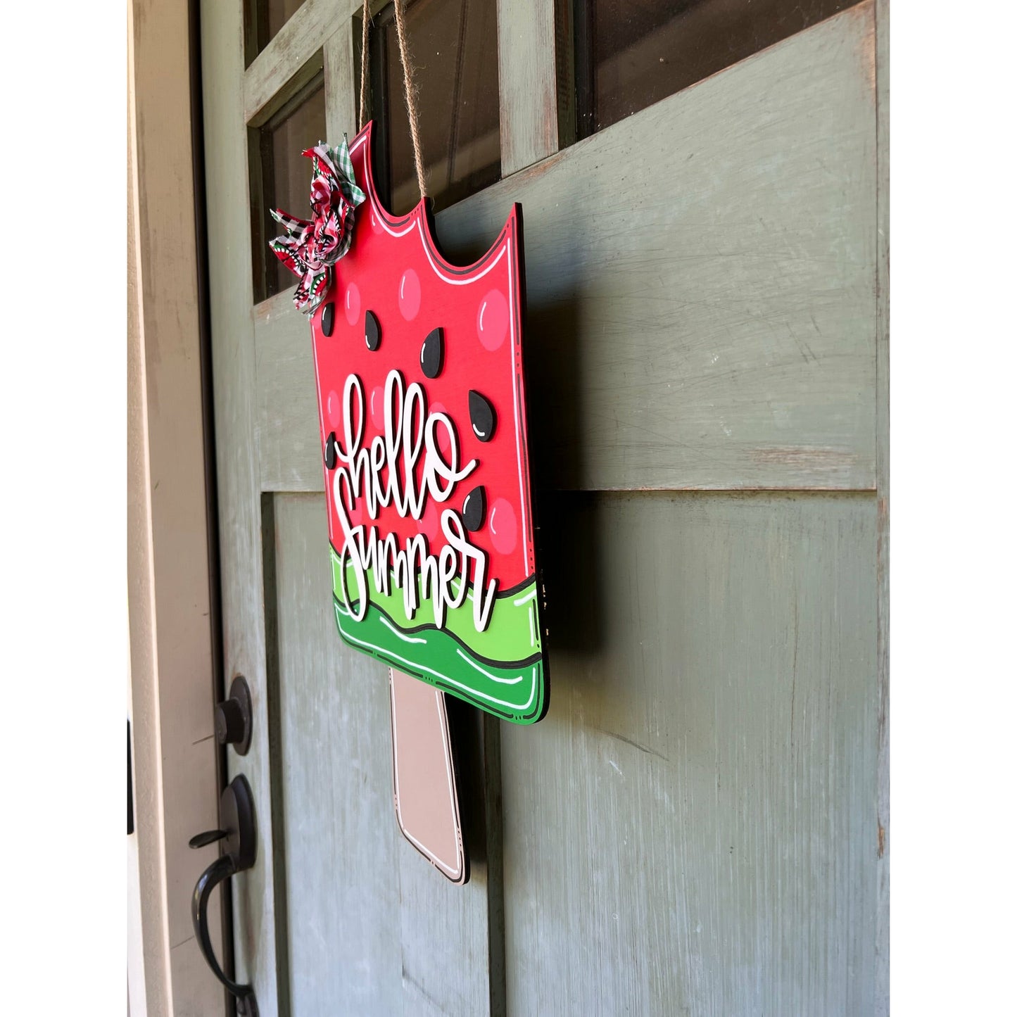 Sweet Summer Watermelon Door Hanger
