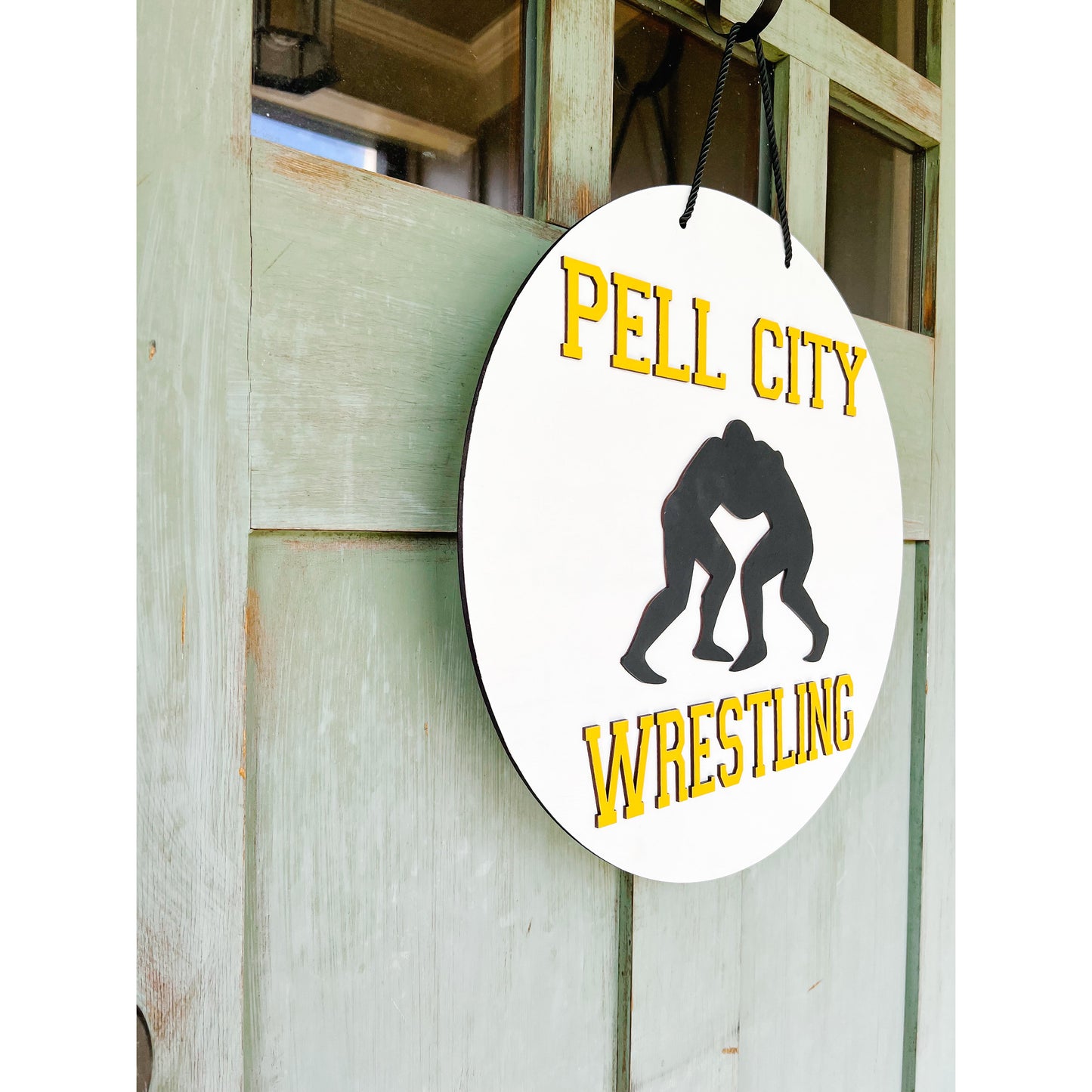 PCHSW Pell City Wrestling Door Hanger