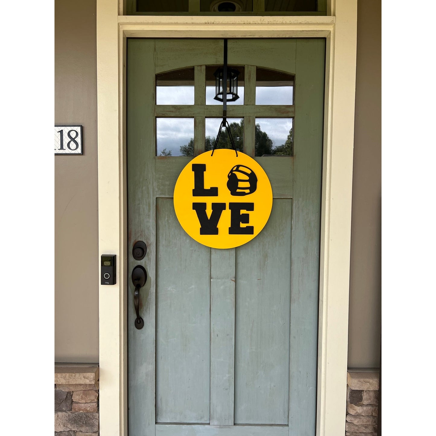 PCHSW LOVE Wrestling Door Hanger