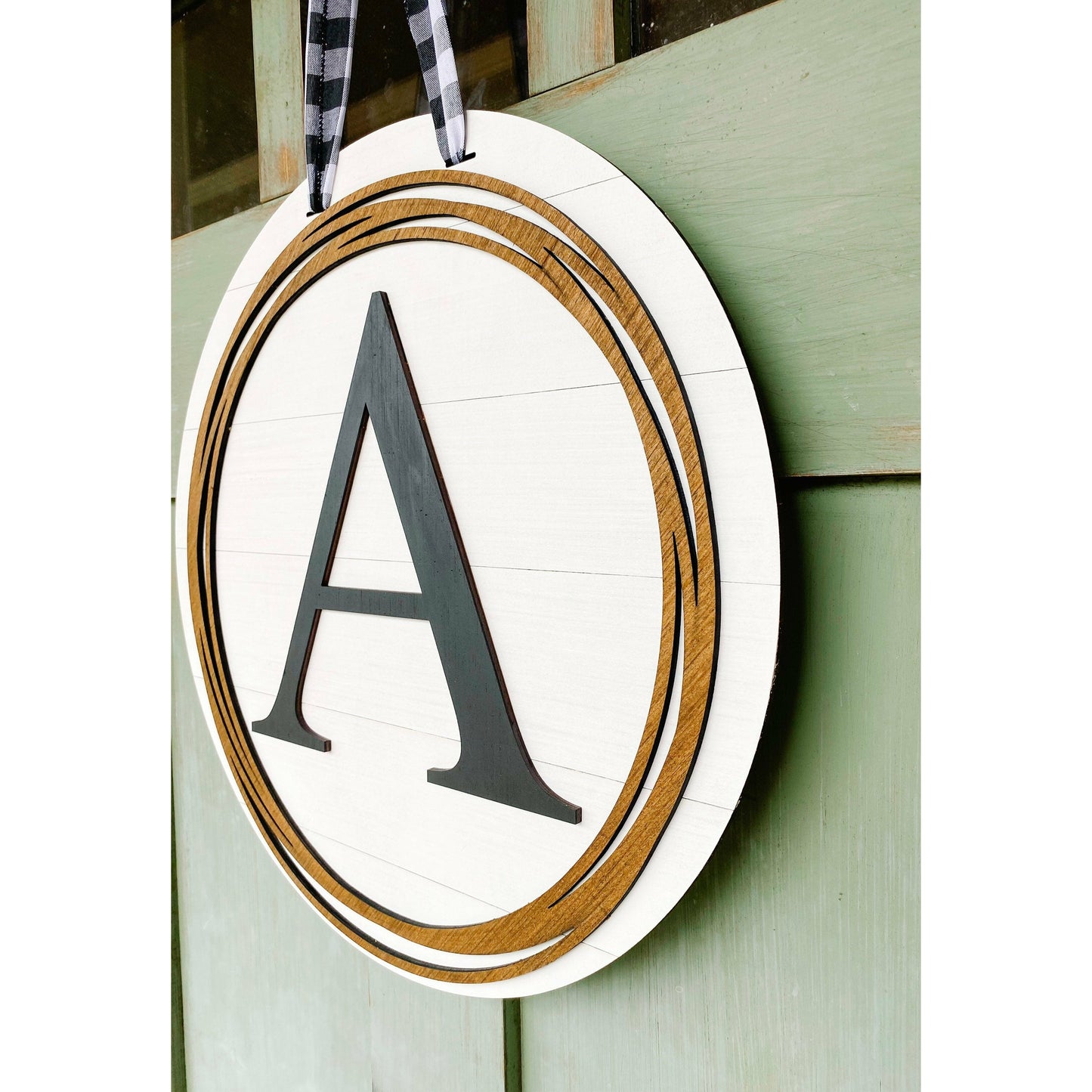 Monogram Farmhouse Door Hanger