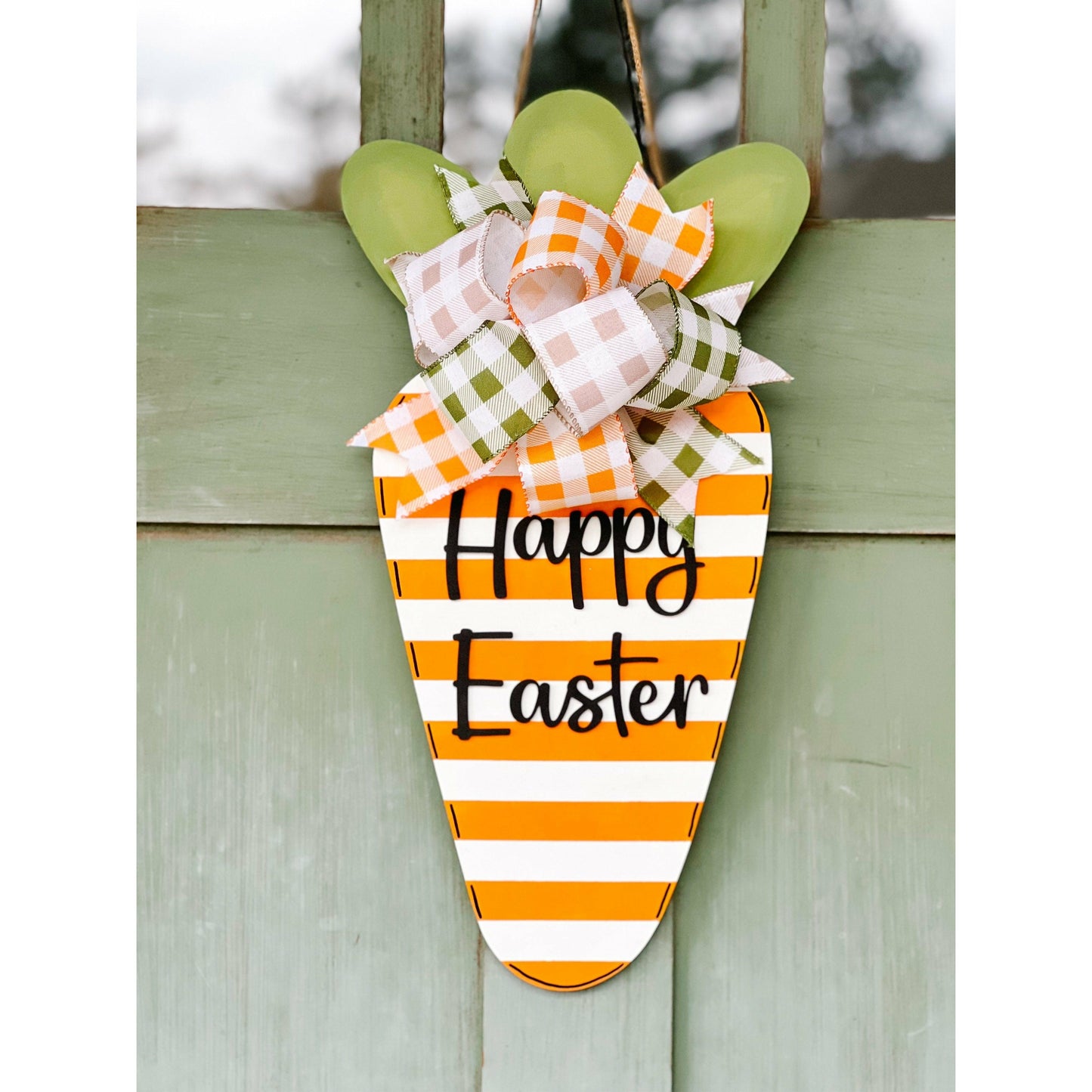 Carrot Easter Door Hanger