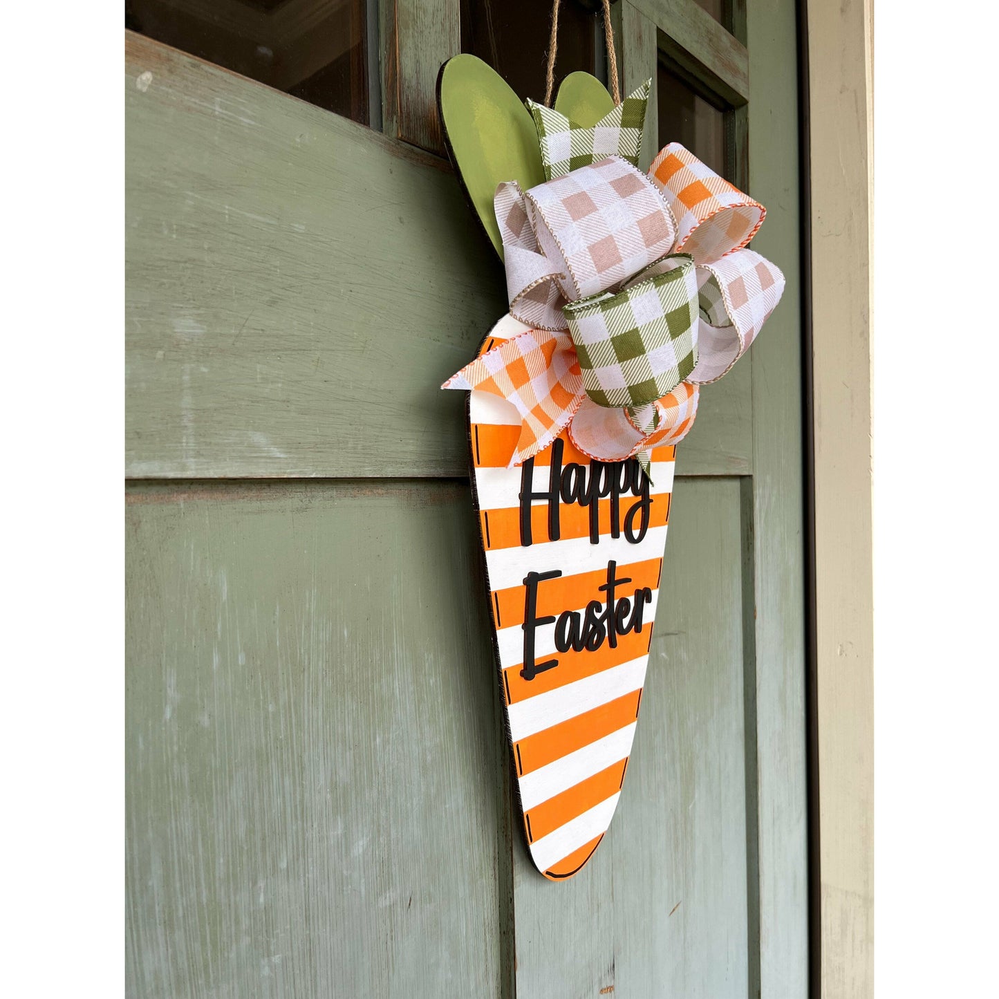 Carrot Easter Door Hanger