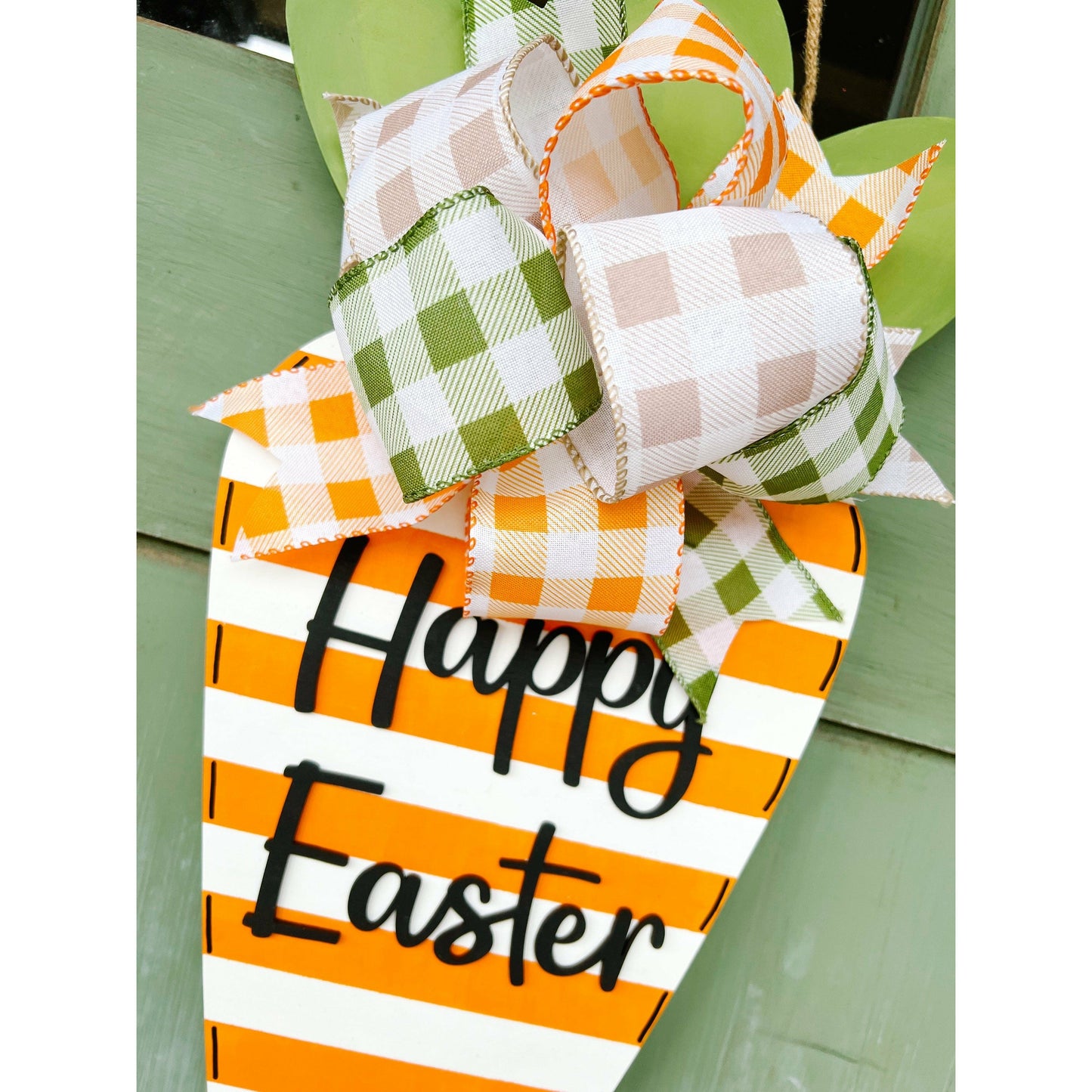 Carrot Easter Door Hanger