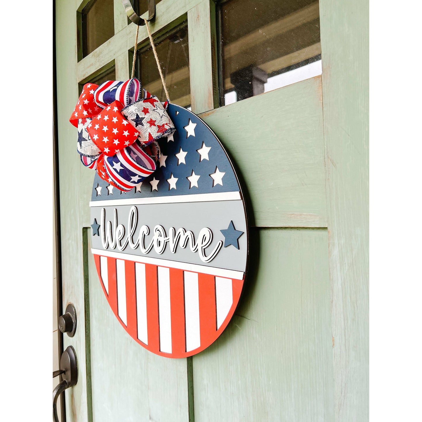 4th of July Door Hanger