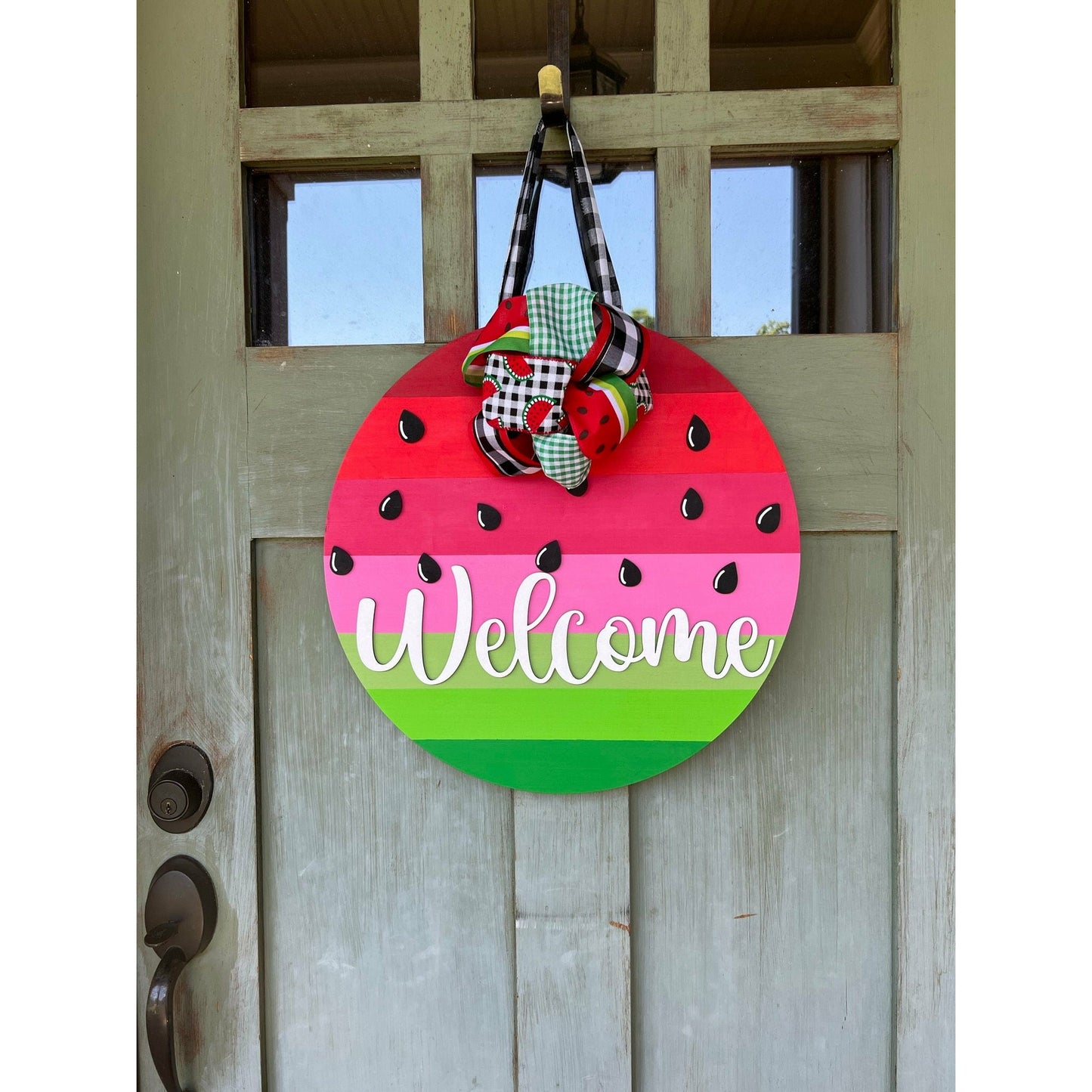 Watermelon Welcome Door Hanger