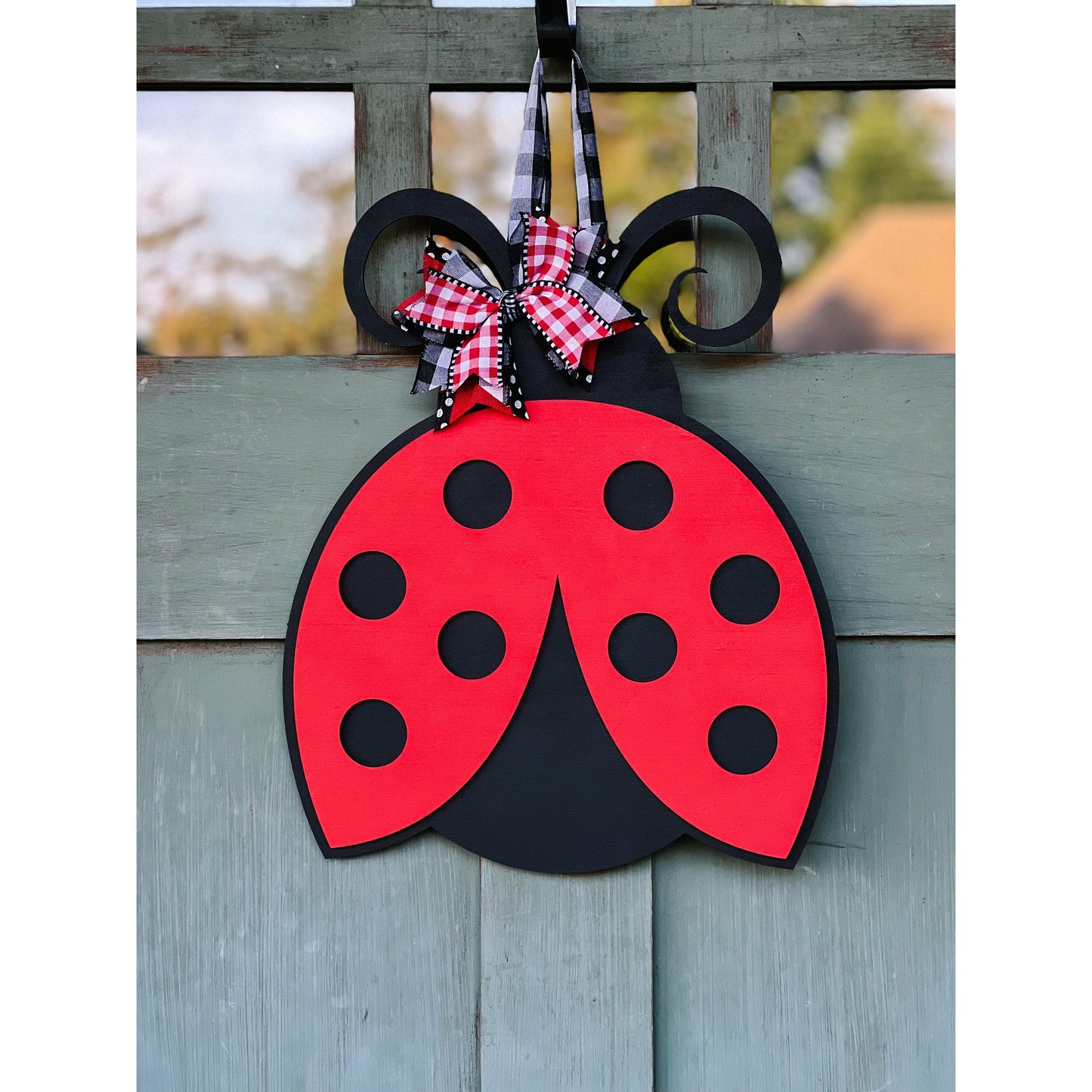 Ladybug Door Hanger