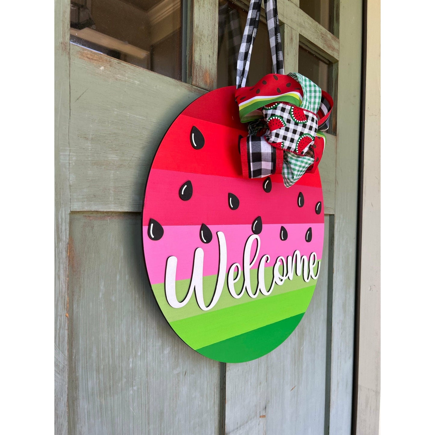 Watermelon Welcome Door Hanger