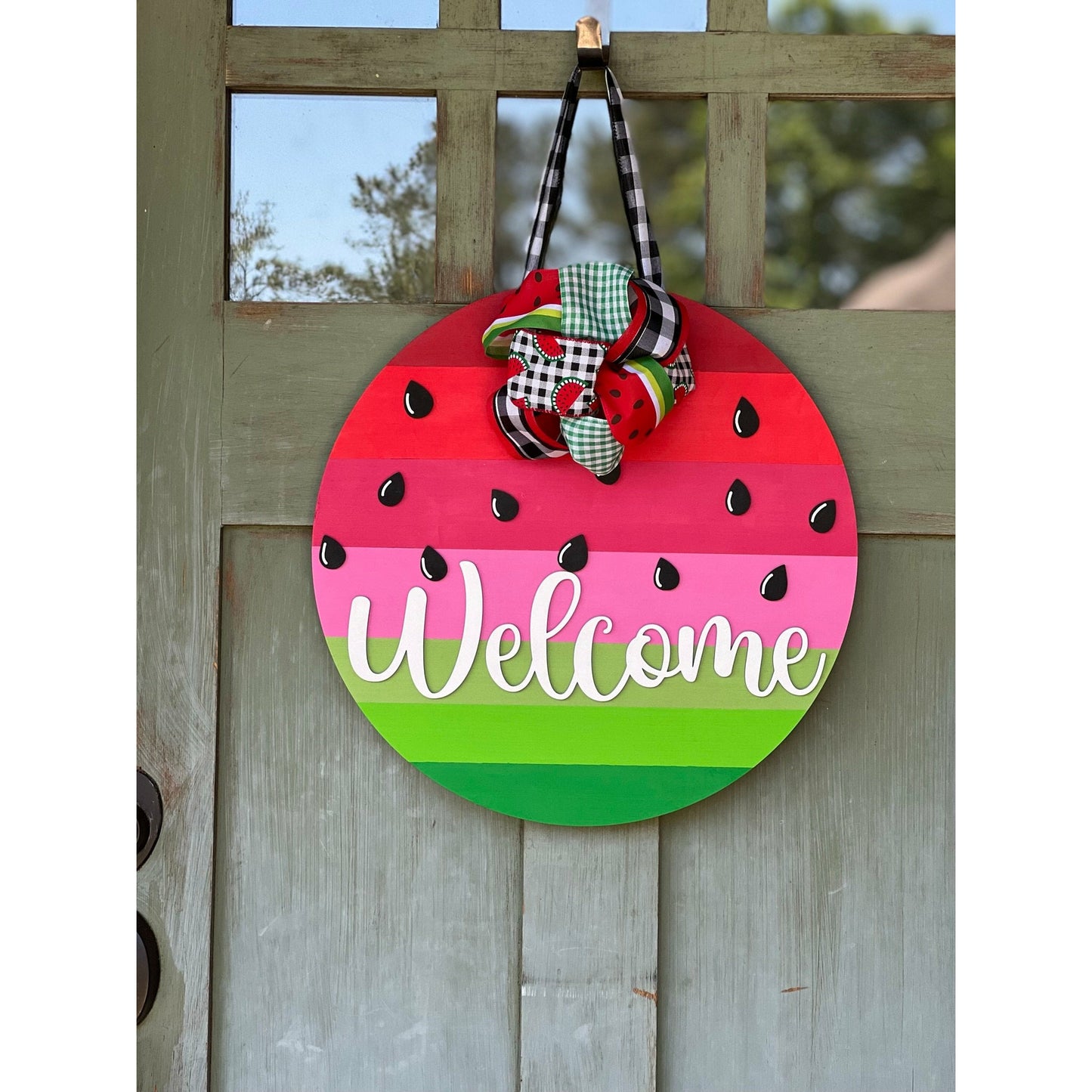 Watermelon Welcome Door Hanger