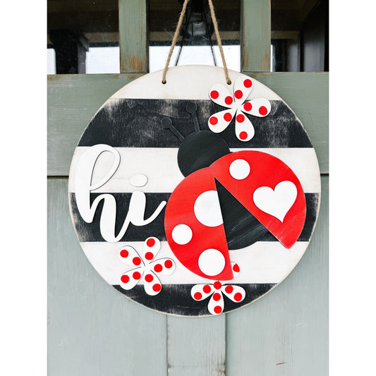 Ladybug Hi Door Hanger