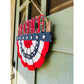 America Bunting Door Hanger