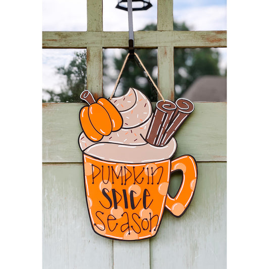 Pumpkin Spice Door Hanger