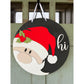 PCHSW Santa HI Christmas Door Hanger