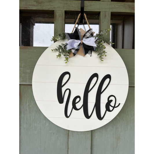 PCHSW Hello Door Hanger