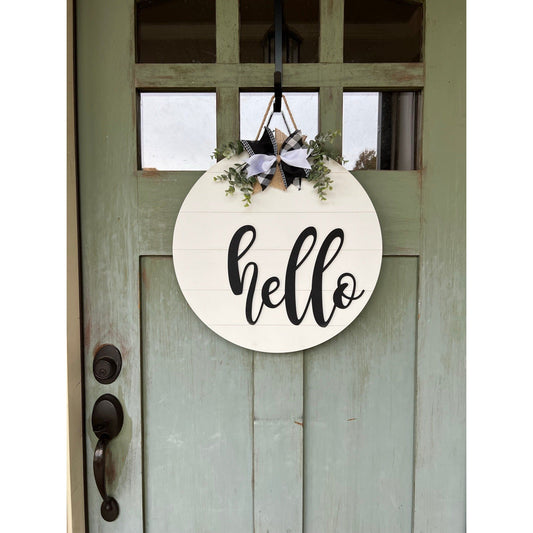 PCHSW Hello Door Hanger
