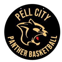 Panthers Basketball Round Door Hanger