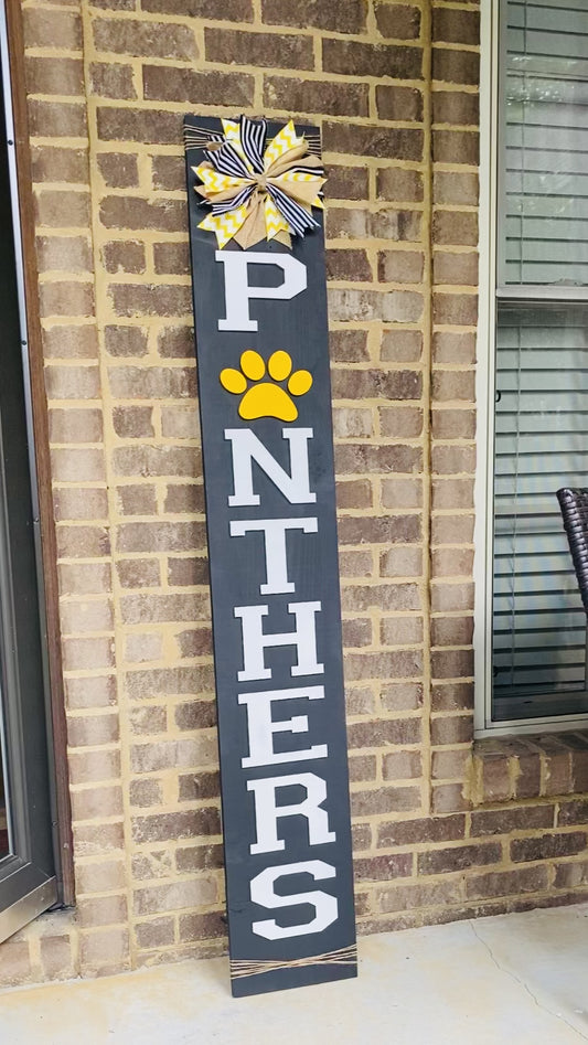 PCHSW Panthers Paw 5' Porch Leaner