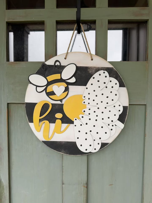 Bumble Bee Hi Door Hanger