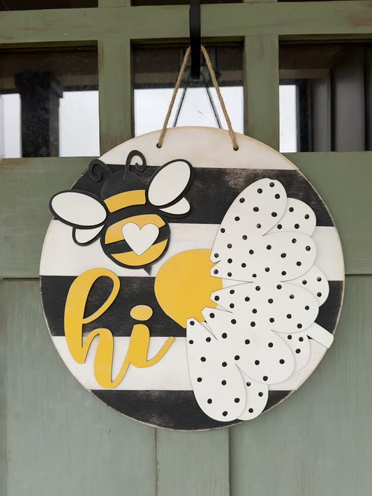 Bumble Bee Hi Door Hanger