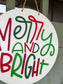 PCHSW Merry & Bright 2 Door Hanger