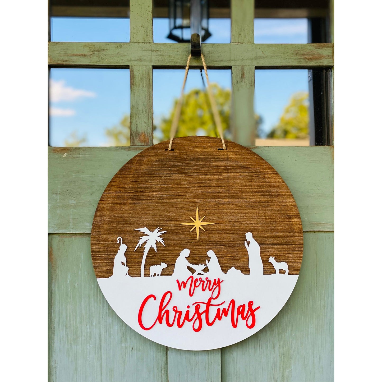 PCHSW Nativity Christmas Door Hanger