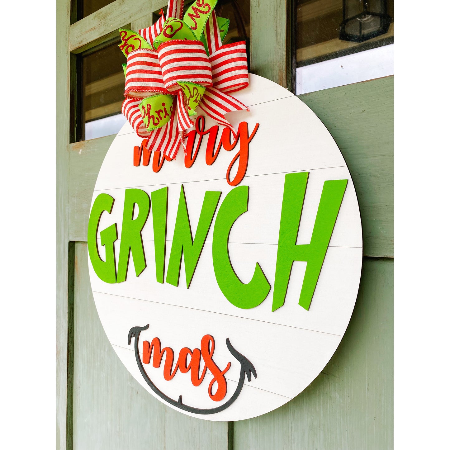 PCHSW Merry Grinchmas Christmas Door Hanger