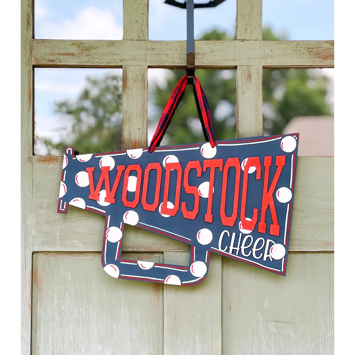 WHSBB Woodstock Cheer Door Hanger
