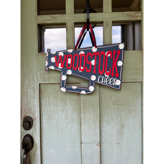WHSBB Woodstock Cheer Door Hanger