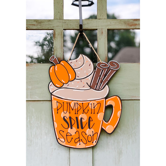 PCHSW Pumpkin Spice Door Hanger