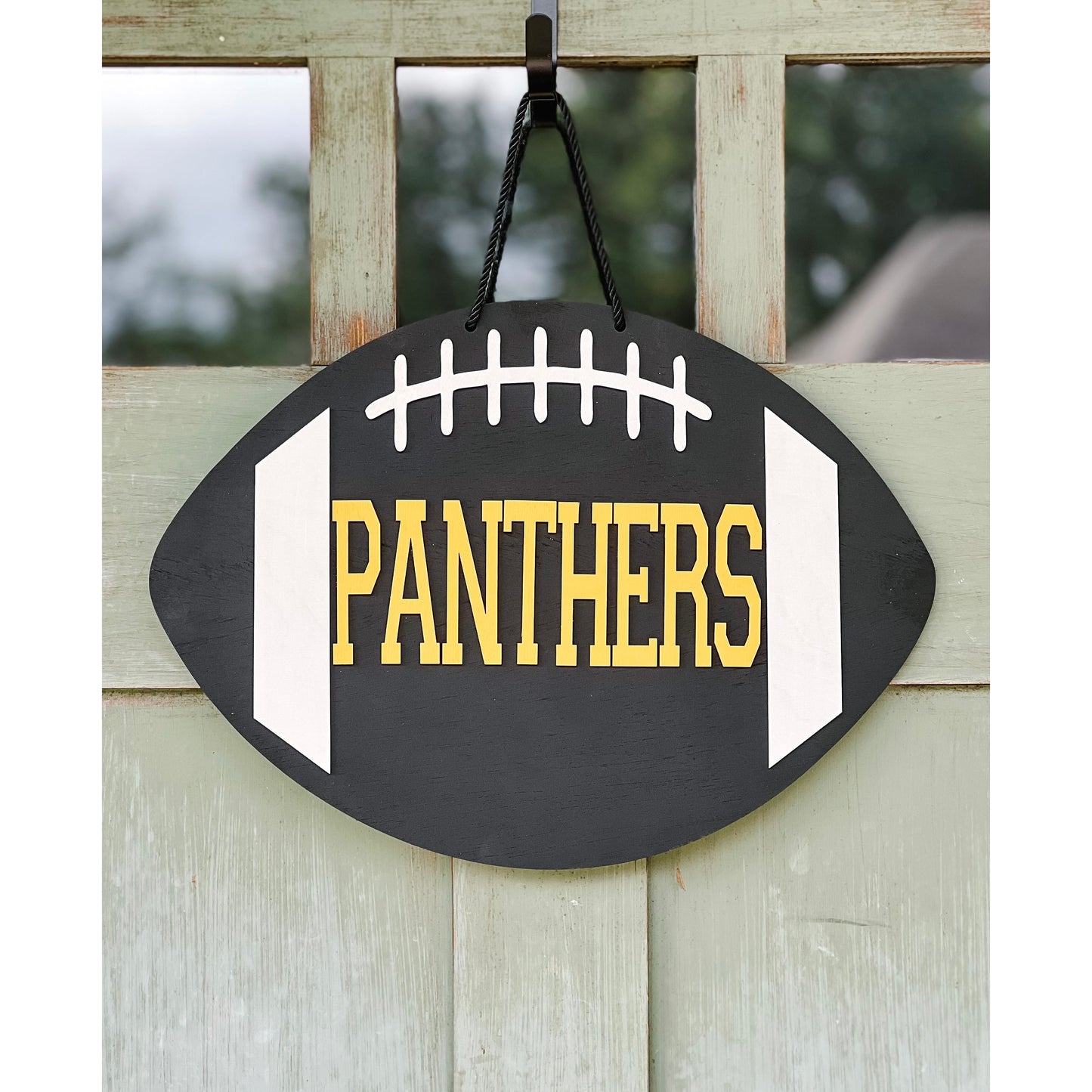 PCHSW Panthers Football Door Hanger