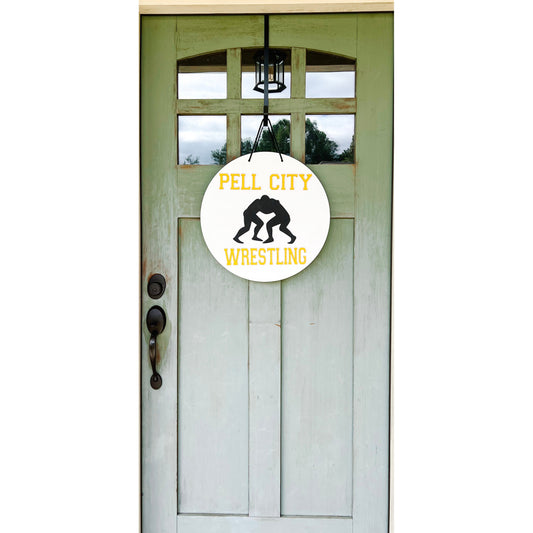 PCHSW Pell City Wrestling Door Hanger