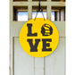 PCHSW  LOVE Wrestling Door Hanger