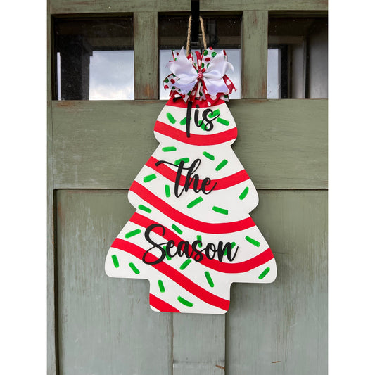 PCHSW Christmas Tree Cake Door Hanger