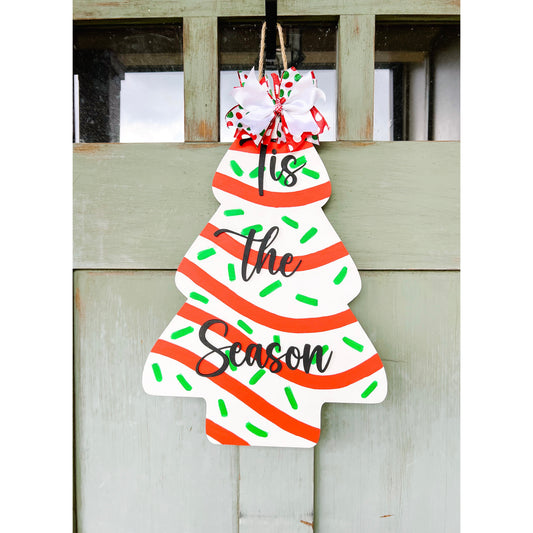 PCHSW Christmas Tree Cake Door Hanger