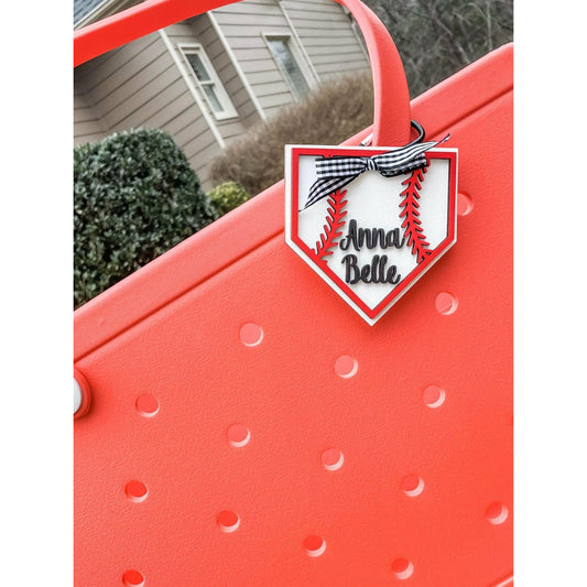 Baseball Bag Tag, Sports Bag Tag