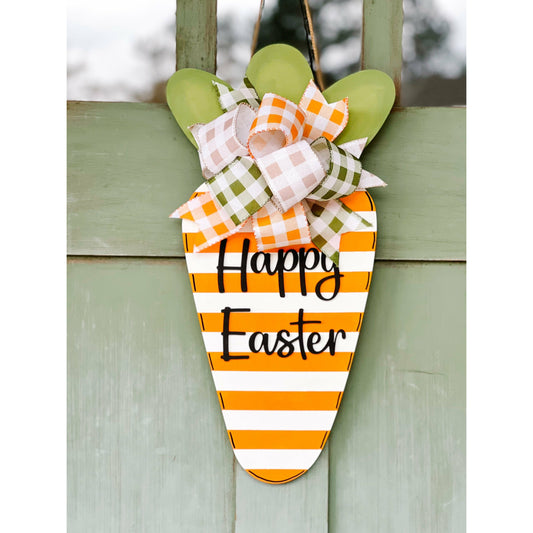 Carrot Easter Door Hanger