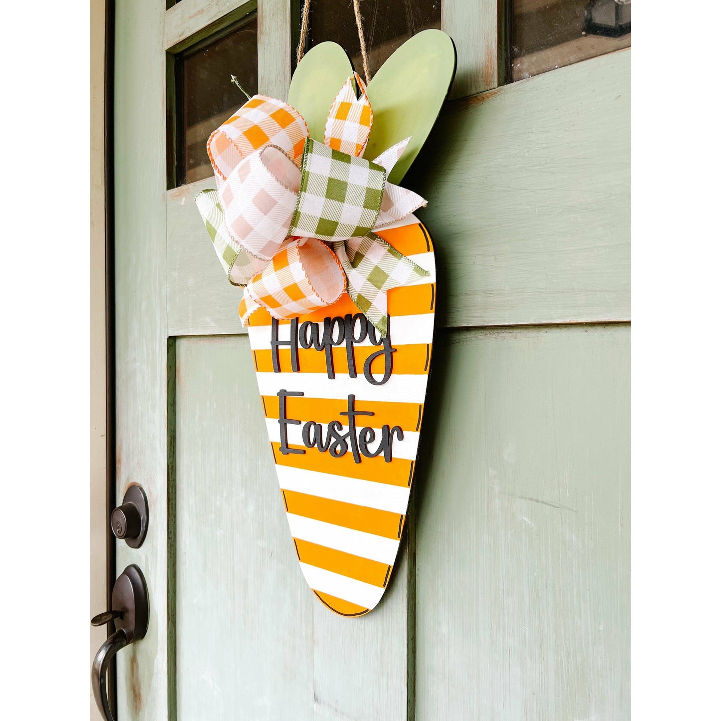 Carrot Easter Door Hanger