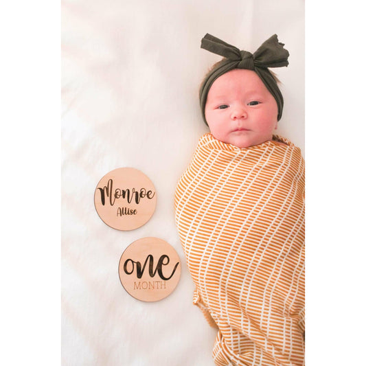 Baby Monthly Milestone Markers Set