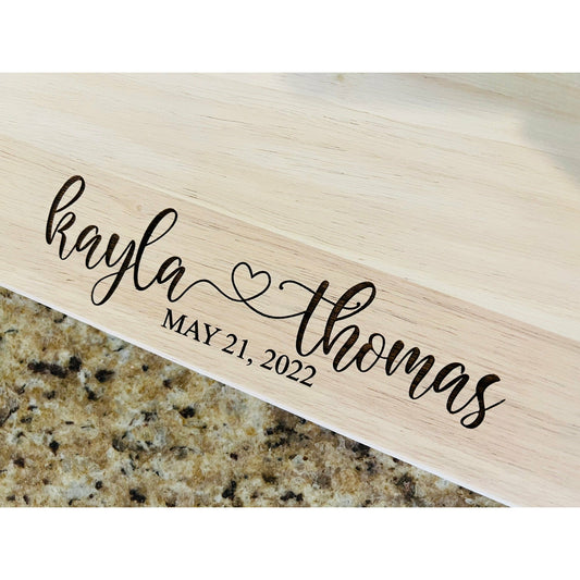 Charcuterie Board Personalized Cutting Board