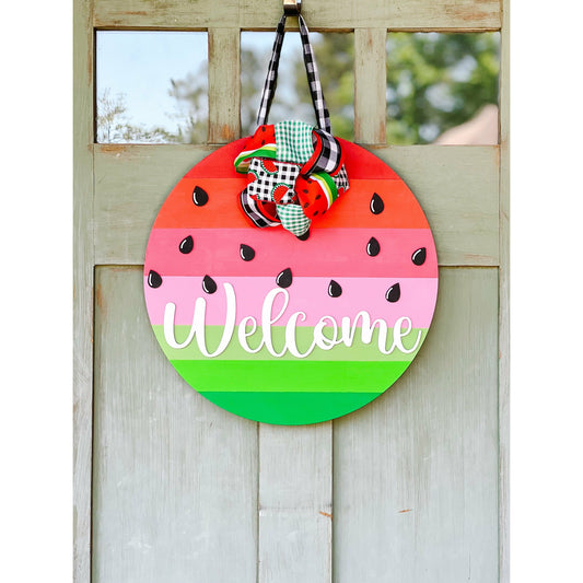 Watermelon Welcome Door Hanger