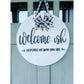 Front Door Sign, Welcome Sign for Front Porch, Welcome-ish, Gift for Couple, Housewarming Gift