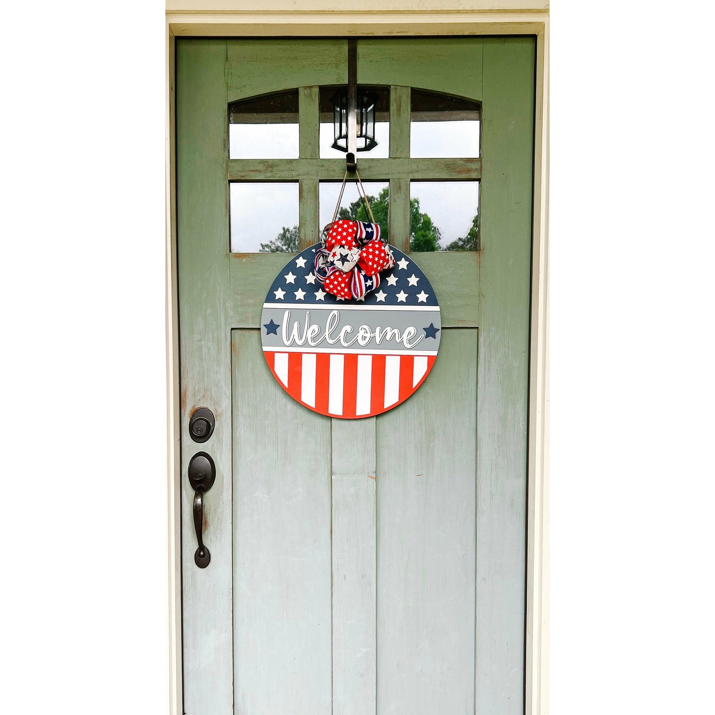 4th of July Door Hanger