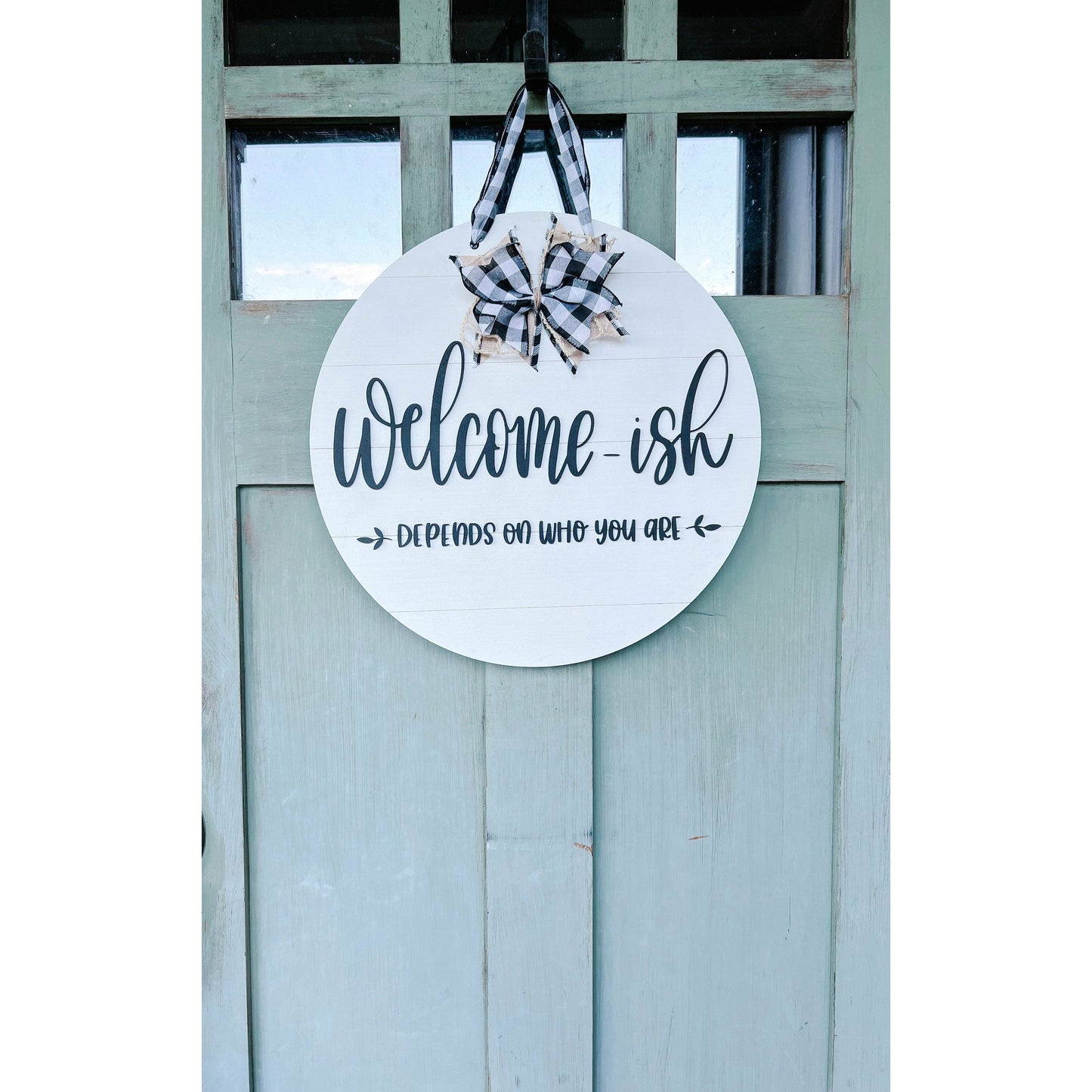 Welcome-ish Door Hanger