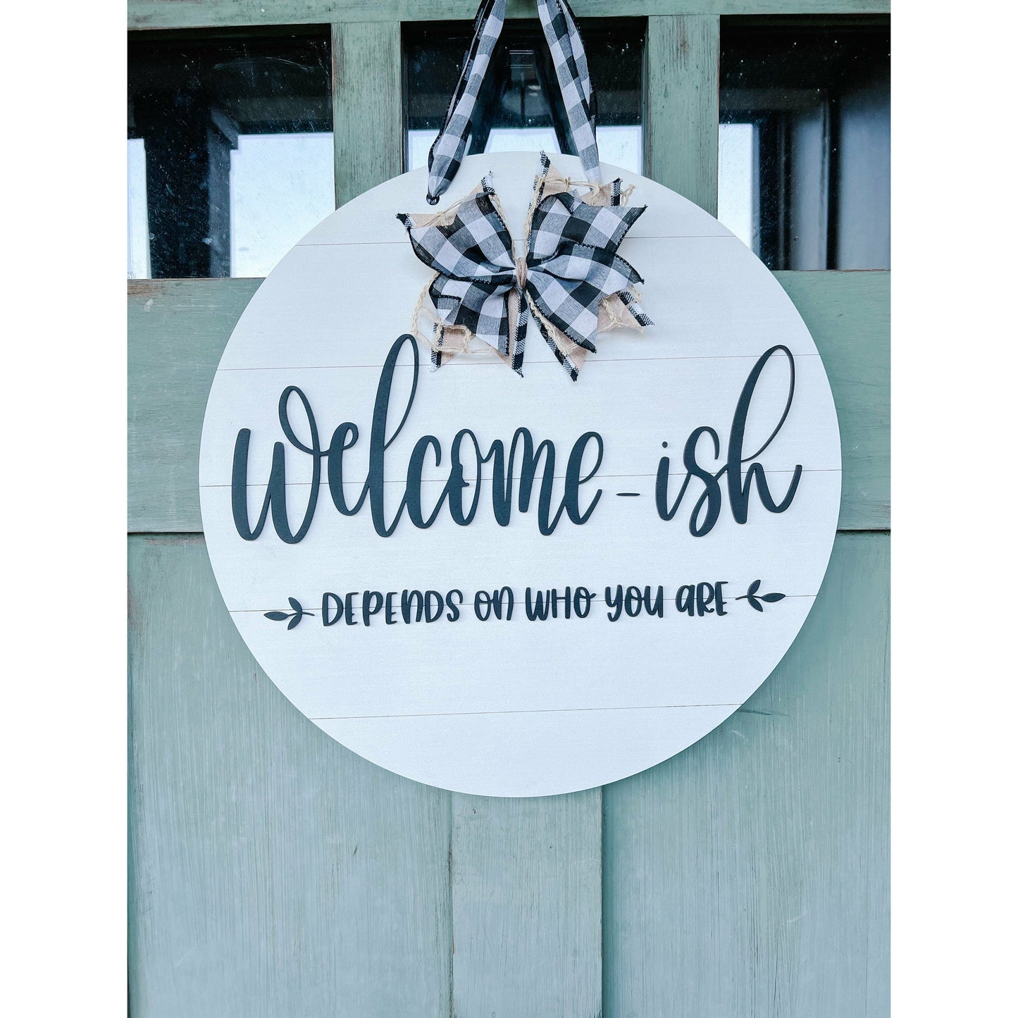 Welcome-ish Door Hanger